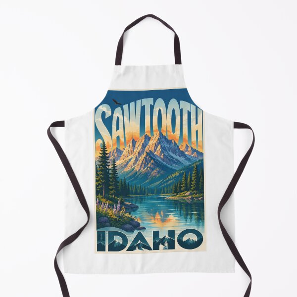 Item preview, Sawtooth Idaho Alpine Lake Beneath the Sawtooth Mountains designed and sold by Aryabek.