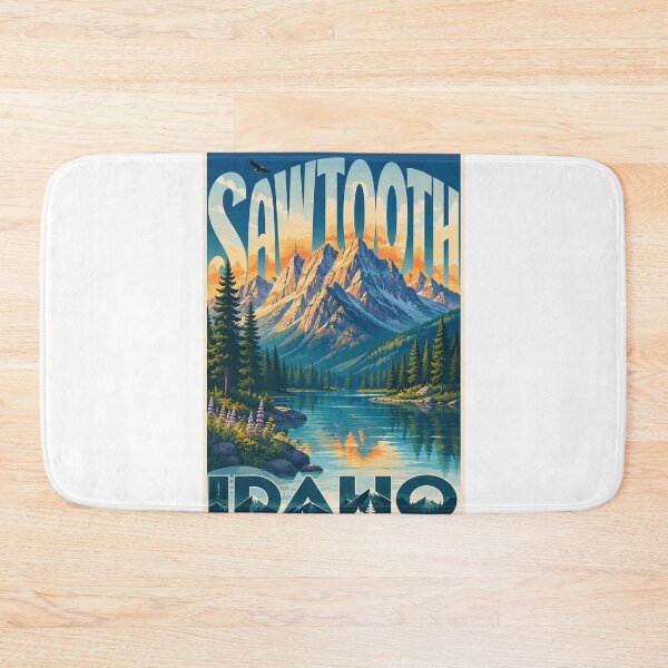 Item preview, Sawtooth Idaho Alpine Lake Beneath the Sawtooth Mountains designed and sold by Aryabek.