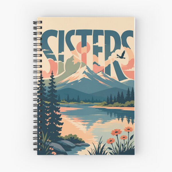 Item preview, Sisters Oregon Cascade Range Mountain Lake Landscape designed and sold by Aryabek.