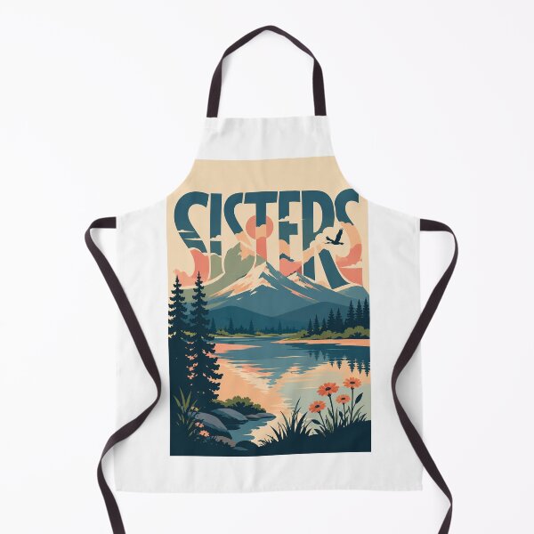 Item preview, Sisters Oregon Cascade Range Mountain Lake Landscape designed and sold by Aryabek.