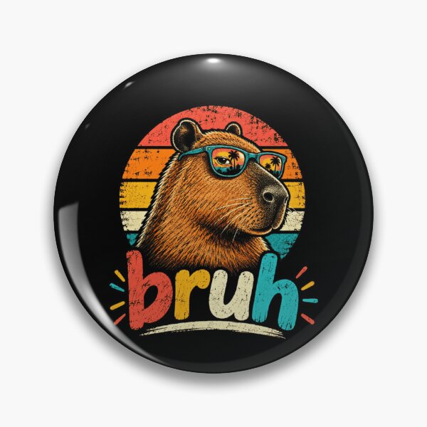 Item preview, Bruh Capybara Sunglasses Funny Animal Meme Lover designed and sold by SkeletonsDanger.