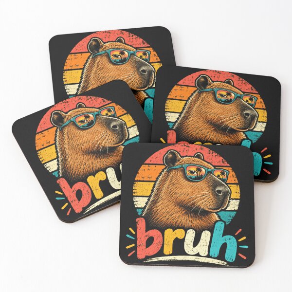 Item preview, Bruh Capybara Sunglasses Funny Animal Meme Lover designed and sold by SkeletonsDanger.