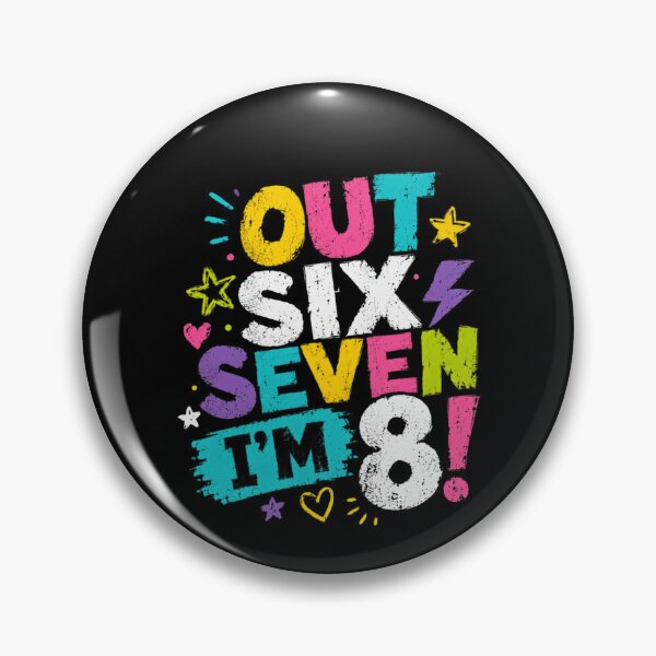 Item preview, Out Six Seven I'm 8! Eight Year Old Birthday Kids designed and sold by RetroMini2026.