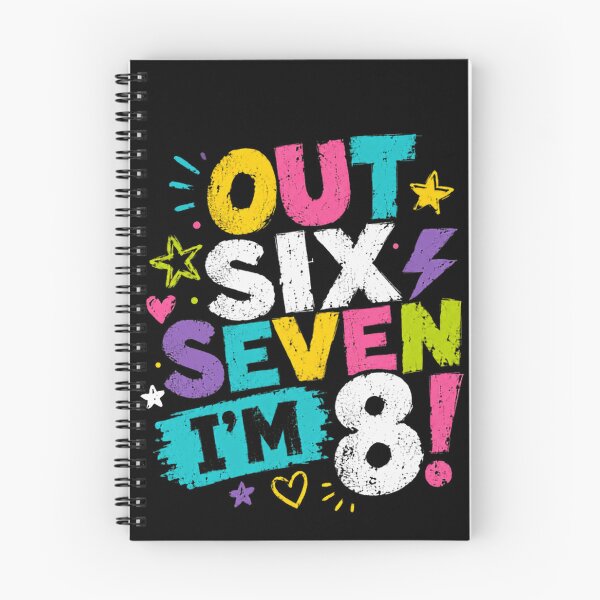 Item preview, Out Six Seven I'm 8! Eight Year Old Birthday Kids designed and sold by RetroMini2026.
