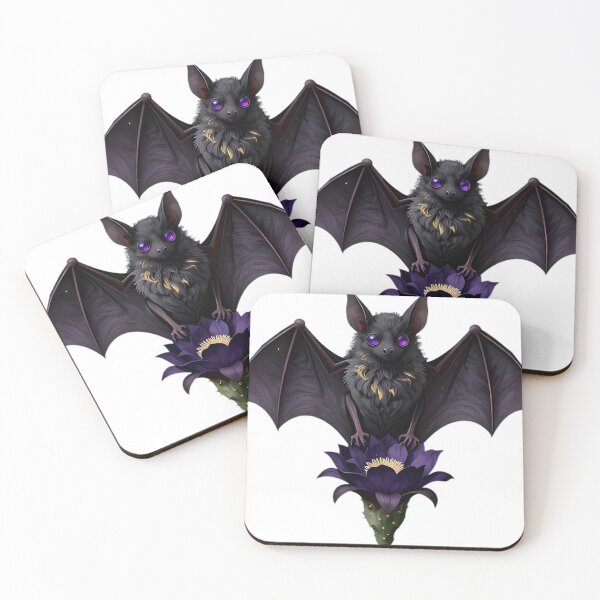 Item preview, Gothic Leaf Nosed Bat Night Cactus designed and sold by IllumeInk.