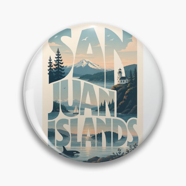 Item preview, San Juan Islands Washington Lighthouse and Salish Sea designed and sold by Aryabek.
