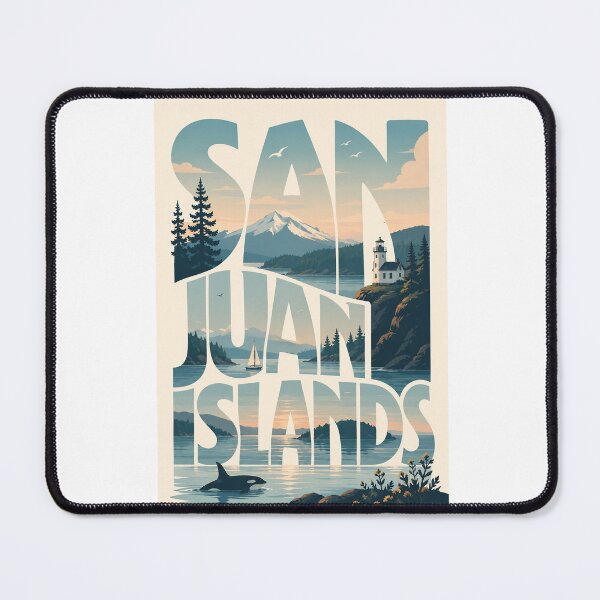 Item preview, San Juan Islands Washington Lighthouse and Salish Sea designed and sold by Aryabek.