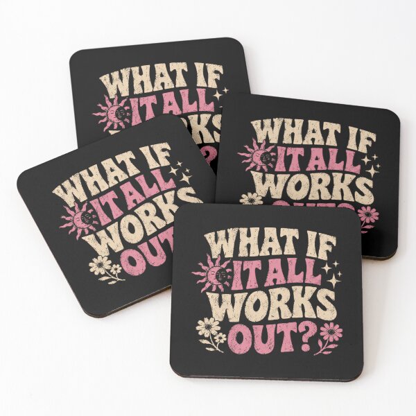 Item preview, What If It All Works Out? Optimism Manifestation Positive Affirmation designed and sold by HumansStuck12.