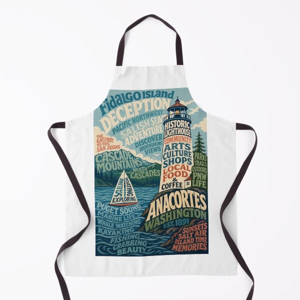 Item preview, Anacortes Washington Fidalgo Island and Salish Sea Lighthouse designed and sold by Aryabek.