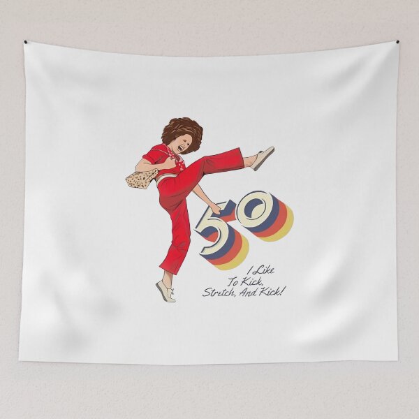 Item preview, Sally Omalley Like To Kick Stretch Kick designed and sold by VickyKuhnart.