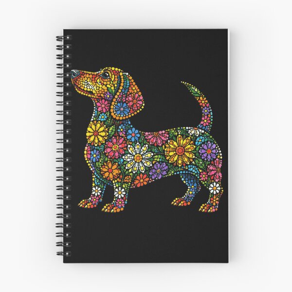 Item preview, Floral Dachshund Wiener Dog Pet Lover designed and sold by SkeletonsDanger.