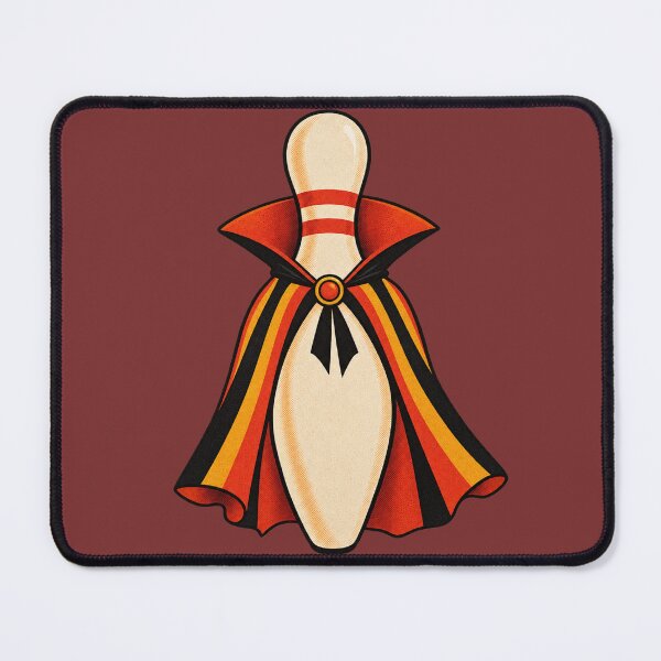 Item preview, Retro 1970s Vampire Bowling Pin Art – Groovy Vintage Halloween Print designed and sold by MagicMakerPh.