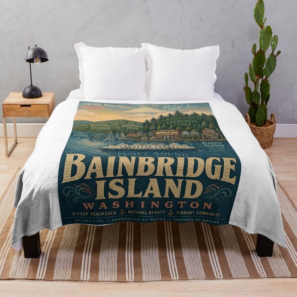 Item preview, Bainbridge Island Washington Puget Sound and Seattle Ferry designed and sold by Aryabek.