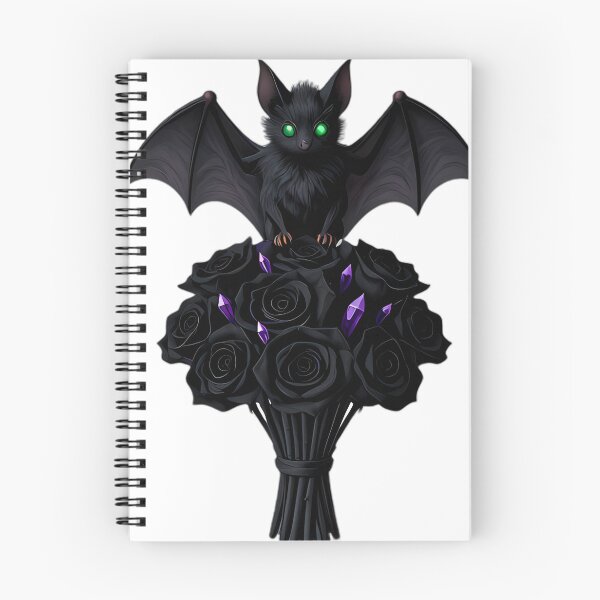 Item preview, Gothic Bat Crescent Botanical Sanctuary designed and sold by IllumeInk.