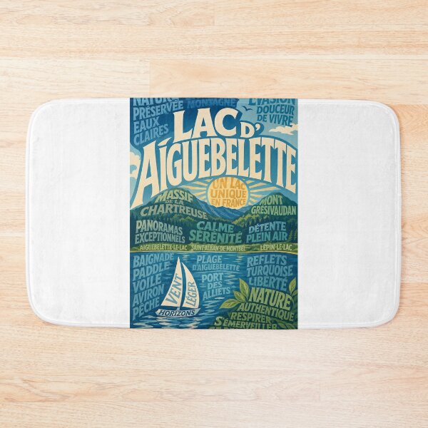 Item preview, Lac d’Aiguebelette Savoie French Alps and Chartreuse Mountains designed and sold by Aryabek.