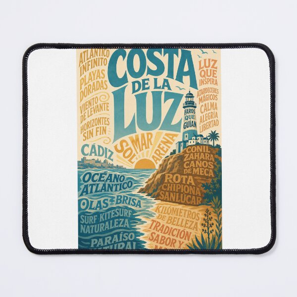 Item preview, Costa de la Luz Cádiz Atlantic Coast and Cape Trafalgar designed and sold by Aryabek.