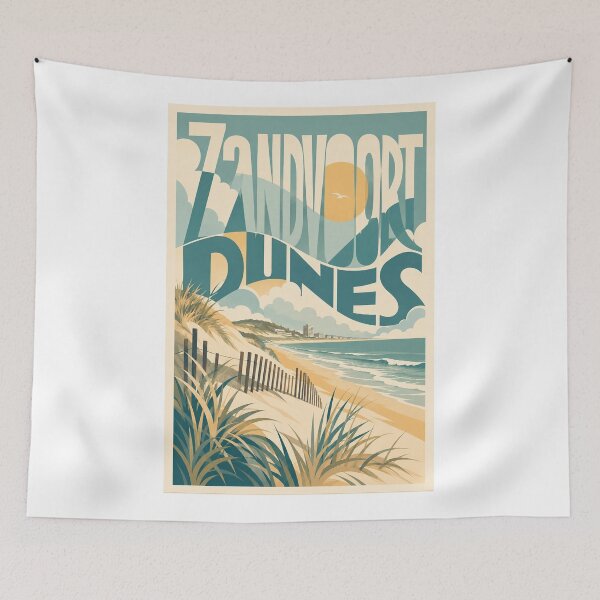 Item preview, Zandvoort Netherlands North Sea Dunes and Coastal Beach designed and sold by Aryabek.