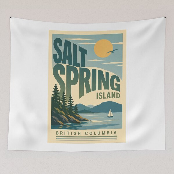 Item preview, Salt Spring Island British Columbia Gulf Islands Coast designed and sold by Aryabek.