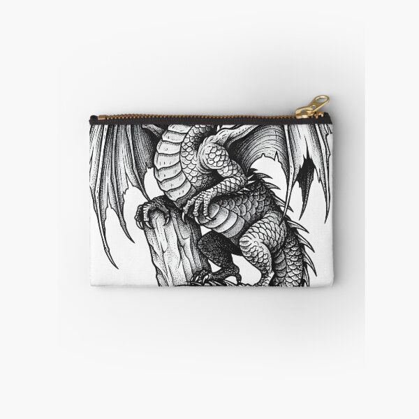 Item preview, Vintage Dragon Engraving - Detailed Ink Illustration Art designed and sold by DragonSerpent Ink.
