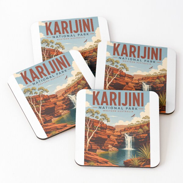 Item preview, Karijini National Park Western Australia Red Gorge Waterfall designed and sold by Aryabek.