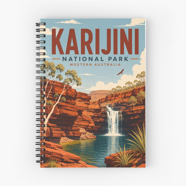 Item preview, Karijini National Park Western Australia Red Gorge Waterfall designed and sold by Aryabek.