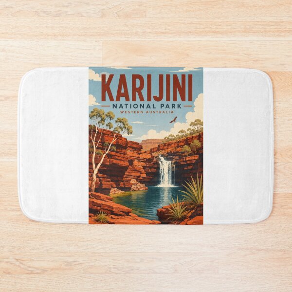 Item preview, Karijini National Park Western Australia Red Gorge Waterfall designed and sold by Aryabek.