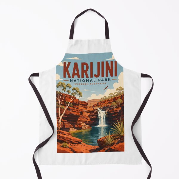 Artikelvorschau, Karijini-Nationalpark, Westaustralien, Red Gorge Wasserfall entworfen und verkauft von Aryabek.