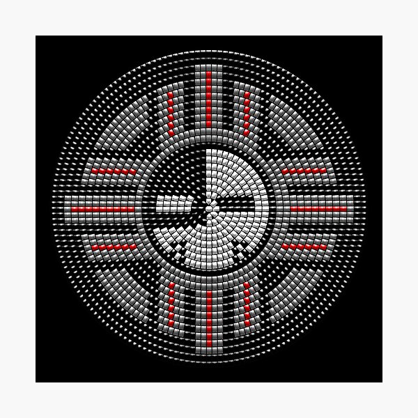 Item preview, NATIVE BEADED MEDALLION (B) 18 designed and sold by Garden Of Nightmares.