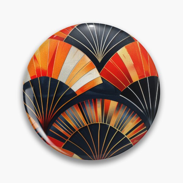 Item preview, Japanese Fans Vibrant Red, Black, And Yellow Pattern designed and sold by DEC02.