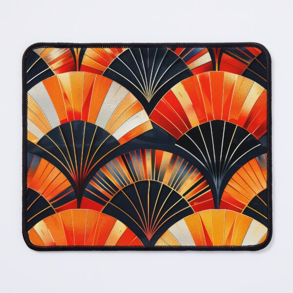 Item preview, Japanese Fans Vibrant Red, Black, And Yellow Pattern designed and sold by DEC02.