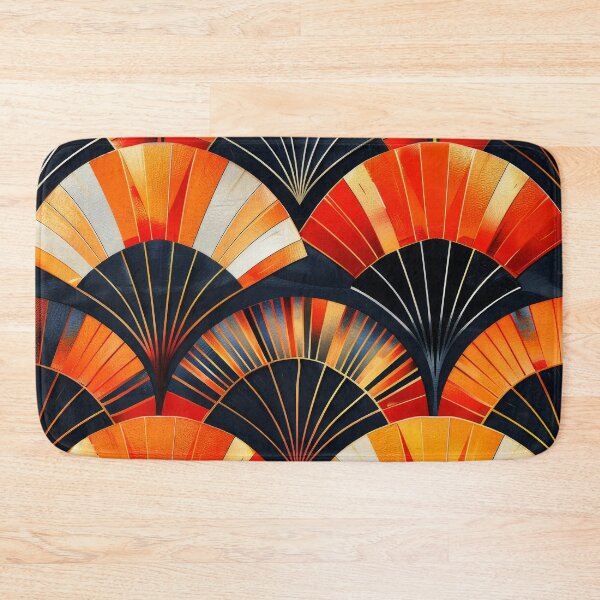 Item preview, Japanese Fans Vibrant Red, Black, And Yellow Pattern designed and sold by DEC02.