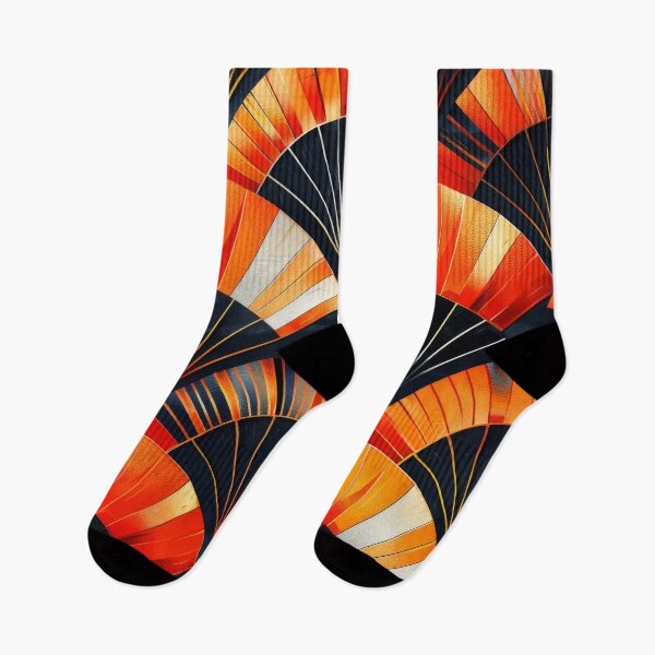Item preview, Japanese Fans Vibrant Red, Black, And Yellow Pattern designed and sold by DEC02.