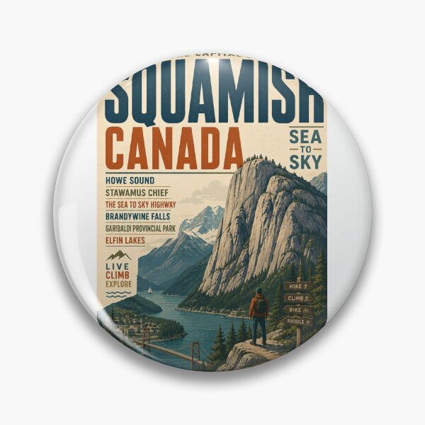 Item preview, Squamish British Columbia Sea to Sky Mountain Corridor designed and sold by Aryabek.