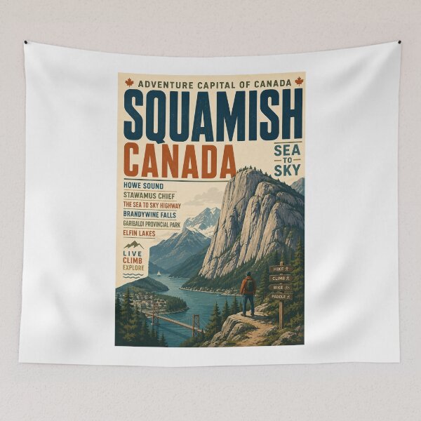 Item preview, Squamish British Columbia Sea to Sky Mountain Corridor designed and sold by Aryabek.