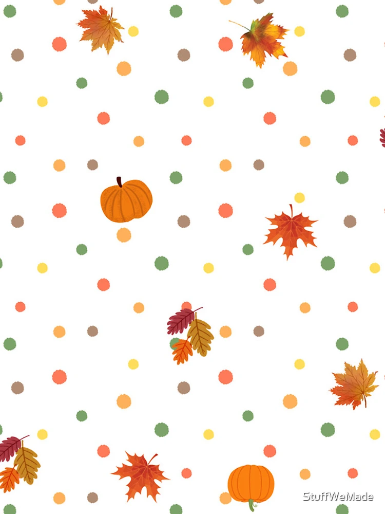 Thumbnail 4 of 4, iPhone Case, Fun Fall Pattern designed and sold by StuffWeMade.