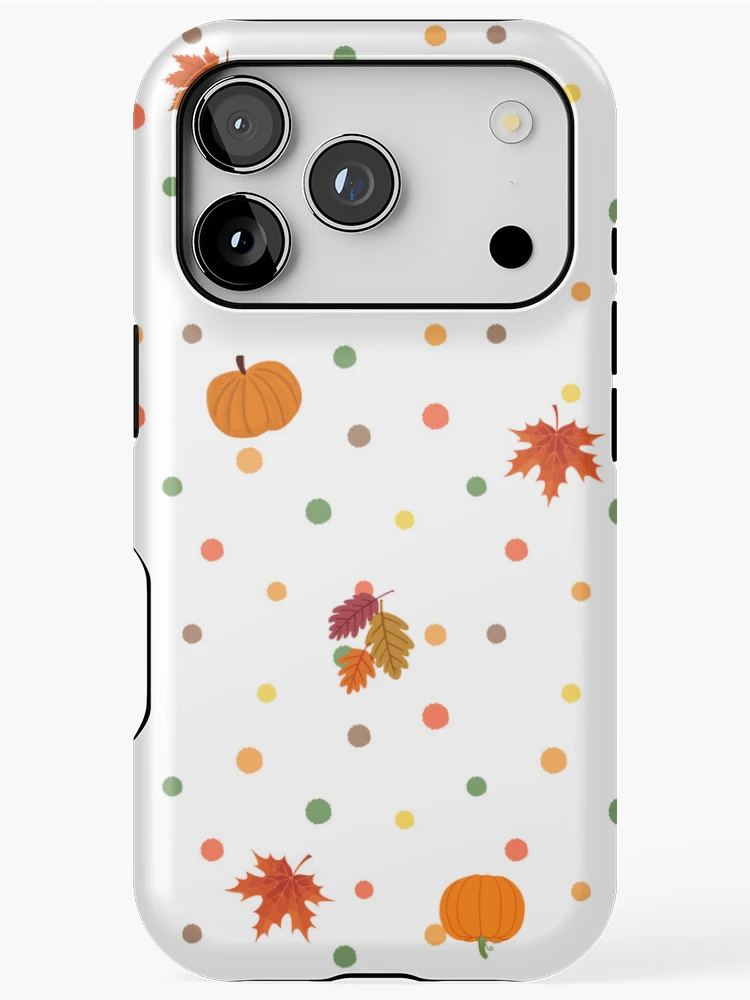 Thumbnail 1 of 4, iPhone Case, Fun Fall Pattern designed and sold by StuffWeMade.