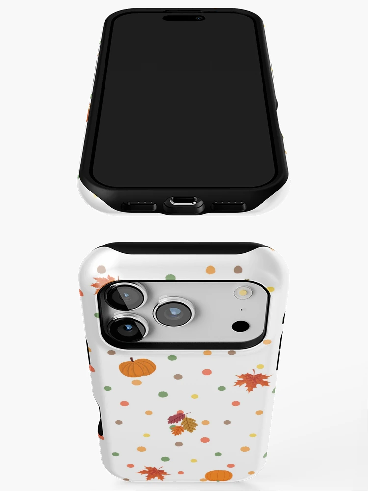 Thumbnail 3 of 4, iPhone Case, Fun Fall Pattern designed and sold by StuffWeMade.