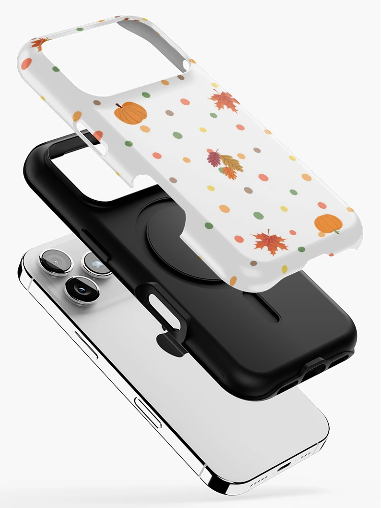 Thumbnail 2 of 4, iPhone Case, Fun Fall Pattern designed and sold by StuffWeMade.