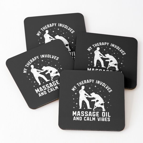 Item preview, My Therapy Involves Massage Oil And Calm Vibes designed and sold by aranastkbussonx.
