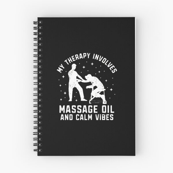 Item preview, My Therapy Involves Massage Oil And Calm Vibes designed and sold by aranastkbussonx.