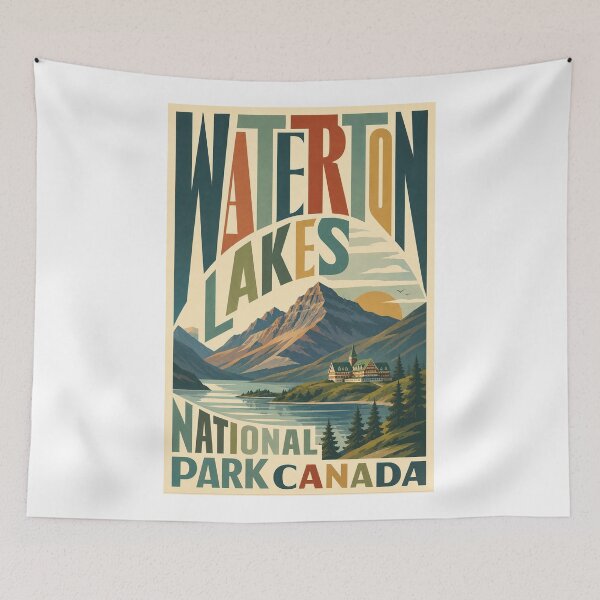 Item preview, Waterton Lakes National Park Alberta Canadian Rockies designed and sold by Aryabek.