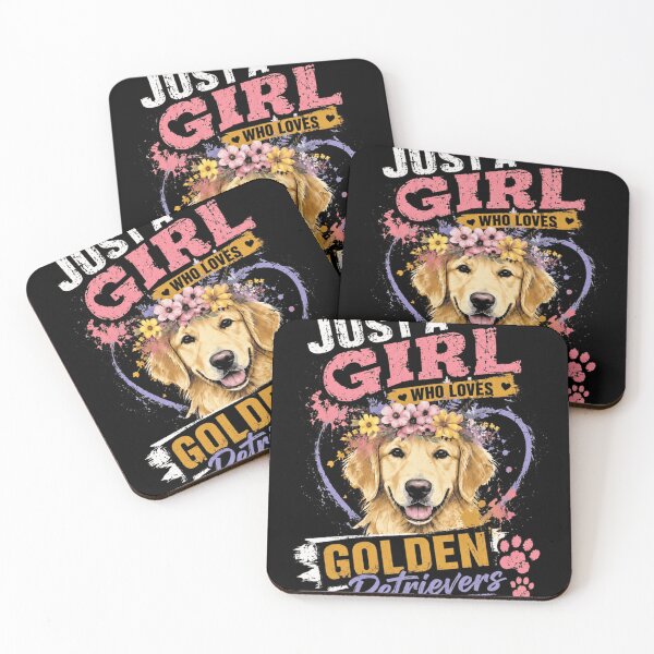 Item preview, Just A Girl Who Loves Golden Retrievers Dog Lover Pet Owner Woman Female designed and sold by RetroMini2026.