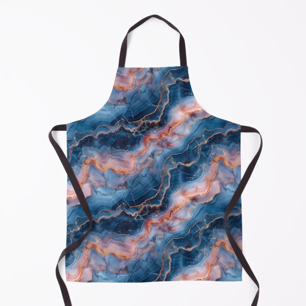 Item preview, Elegant Blue and Blush Pink Gold Vein Agate Marble designed and sold by NTGUILTY.