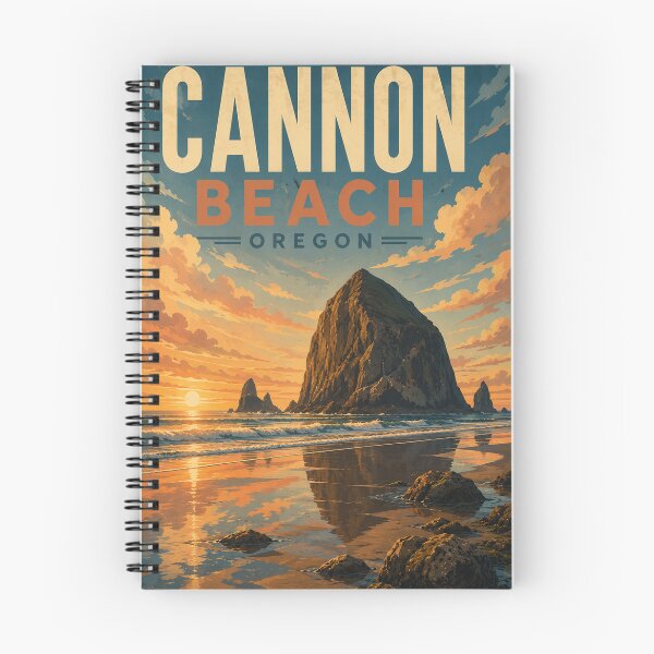 Item preview, Cannon Beach Oregon Sunset at Haystack Rock designed and sold by Aryabek.