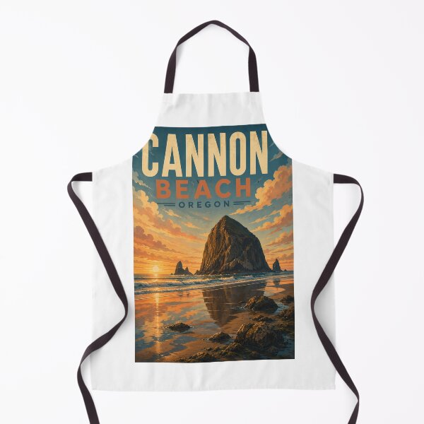 Item preview, Cannon Beach Oregon Sunset at Haystack Rock designed and sold by Aryabek.