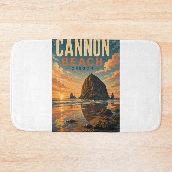 Item preview, Cannon Beach Oregon Sunset at Haystack Rock designed and sold by Aryabek.