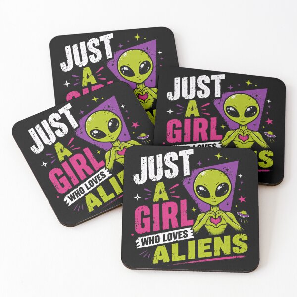 Item preview, Just A Girl Who Loves Aliens Extraterrestrial SciFi Enthusiast designed and sold by RetroMini2026.