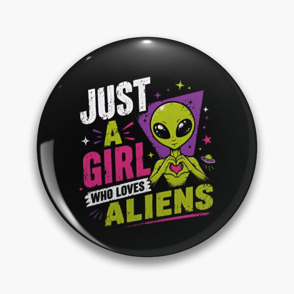Item preview, Just A Girl Who Loves Aliens Extraterrestrial SciFi Enthusiast designed and sold by RetroMini2026.