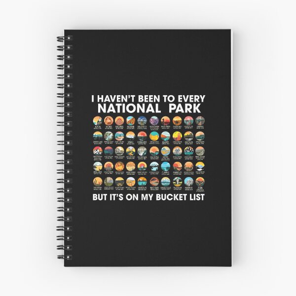 Item preview, National Park Bucket List Graphic designed and sold by rodkinsnscherre.