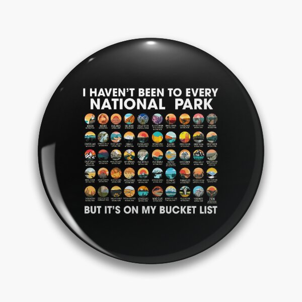Item preview, National Park Bucket List Graphic designed and sold by rodkinsnscherre.